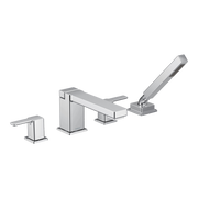 Moen 90 Degree Two-Handle High-Arc Roman Tub Faucet With Hand Shower TS914 in Chrome (TS914)