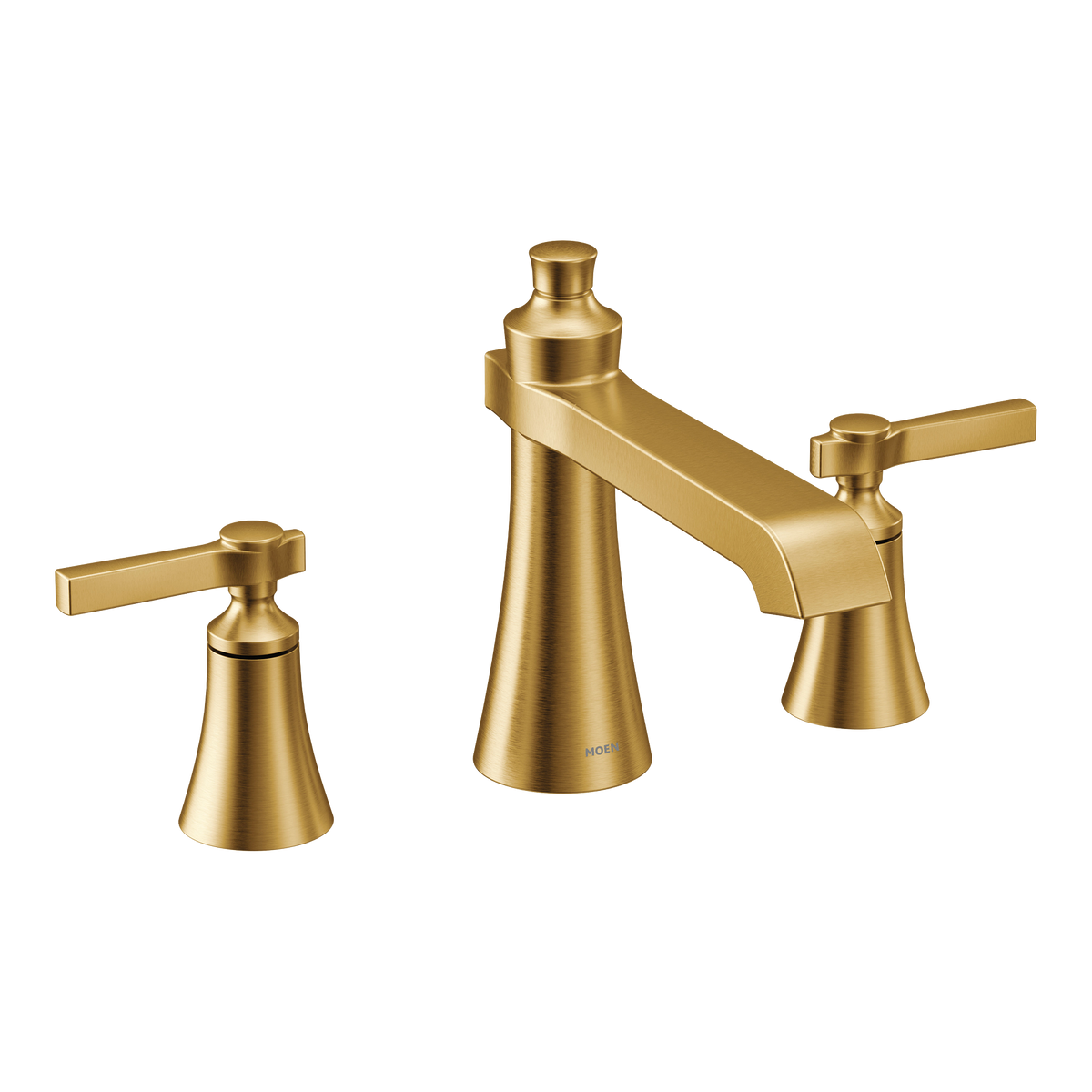 Moen Flara Two-Handle High-Arc Roman Tub Faucet TS926 in Brushed Gold (TS926BG)