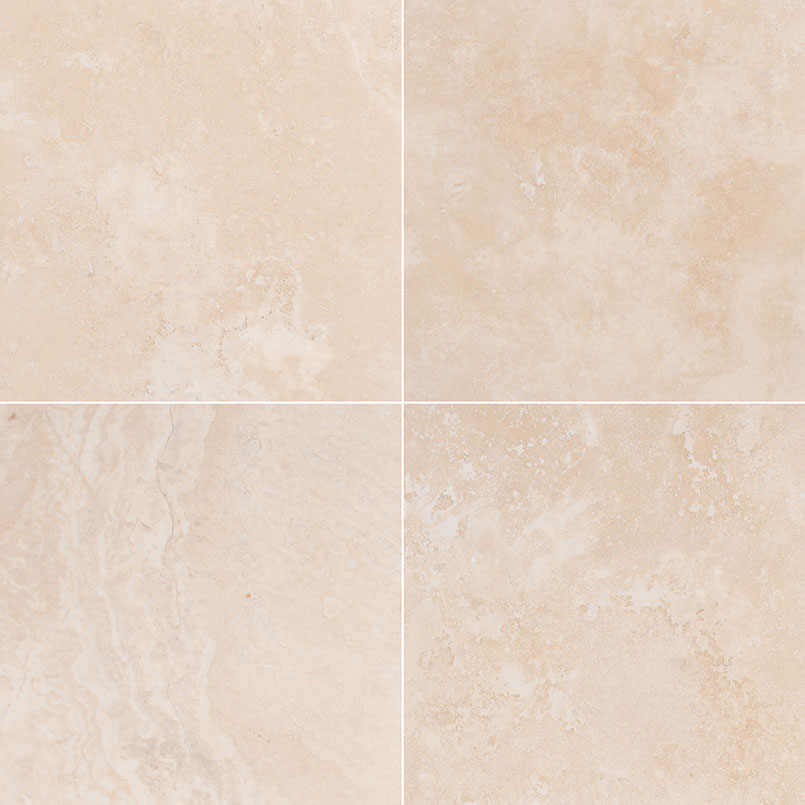 MSI Tuscany Beige 12 x 12 Honed Travertine tile (TTBEIG1212HF) – MSI product image