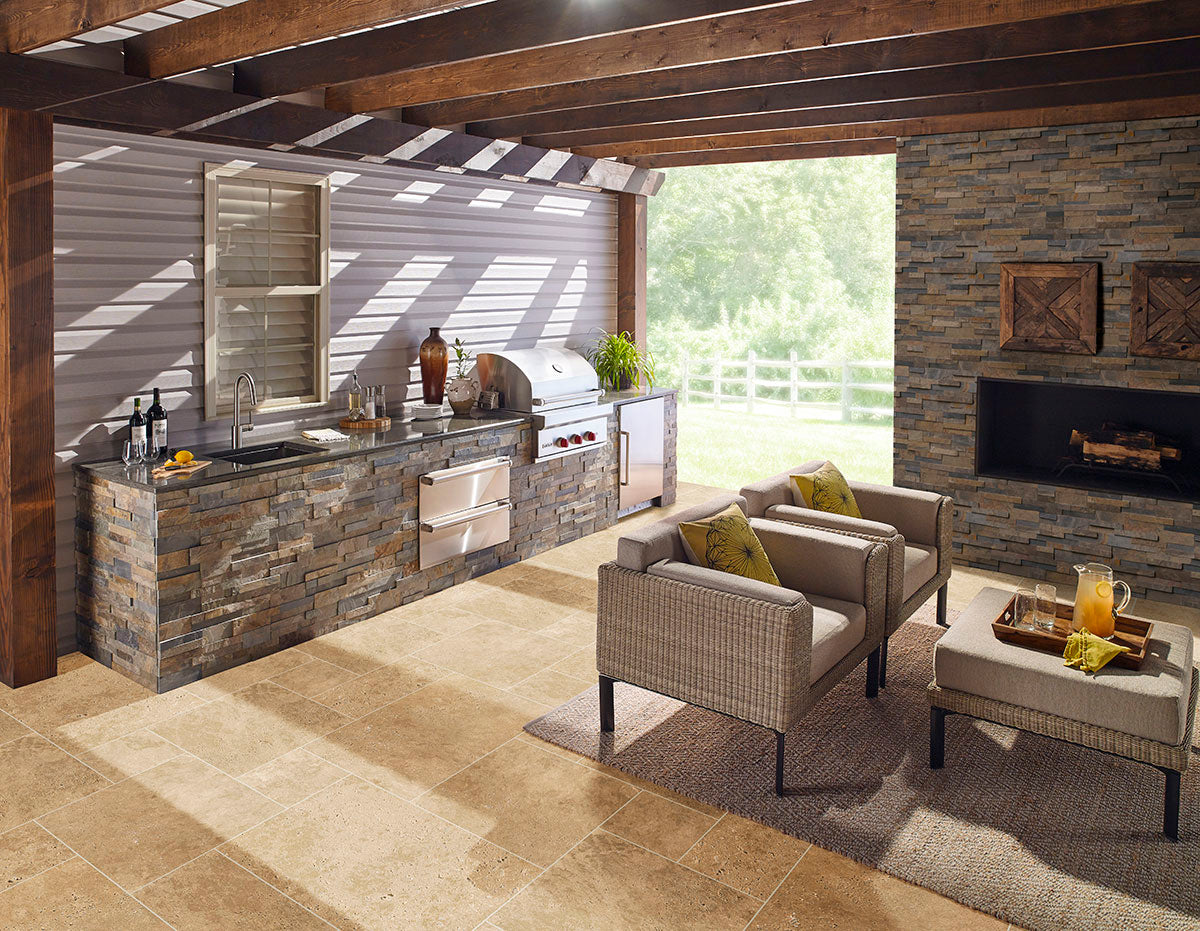 MSI Tuscany Beige natural stone pavers (LPAVTBEI10KITS)