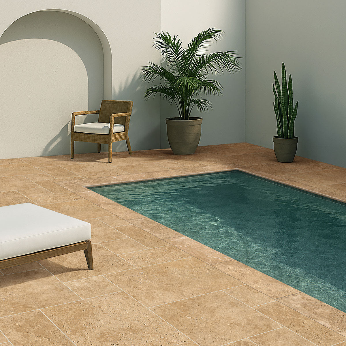 MSI Tuscany Beige pool coping (LCOPTBEI1224HUFBR)