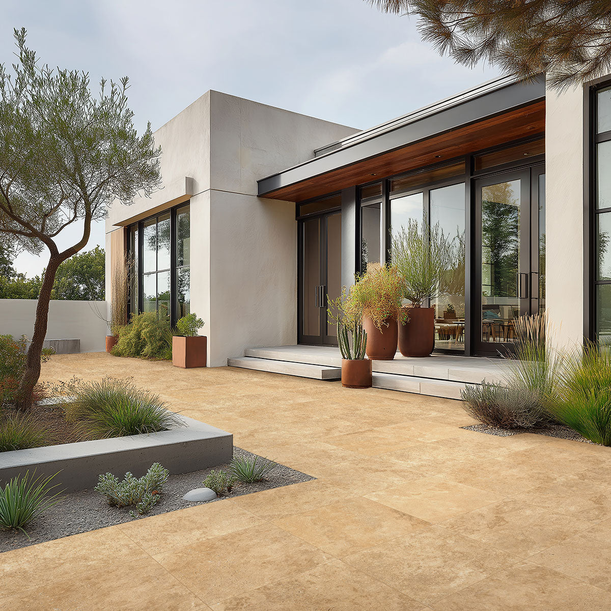 MSI Tuscany Beige natural stone pavers 16 x 24 (LPAVTBEI1624T)