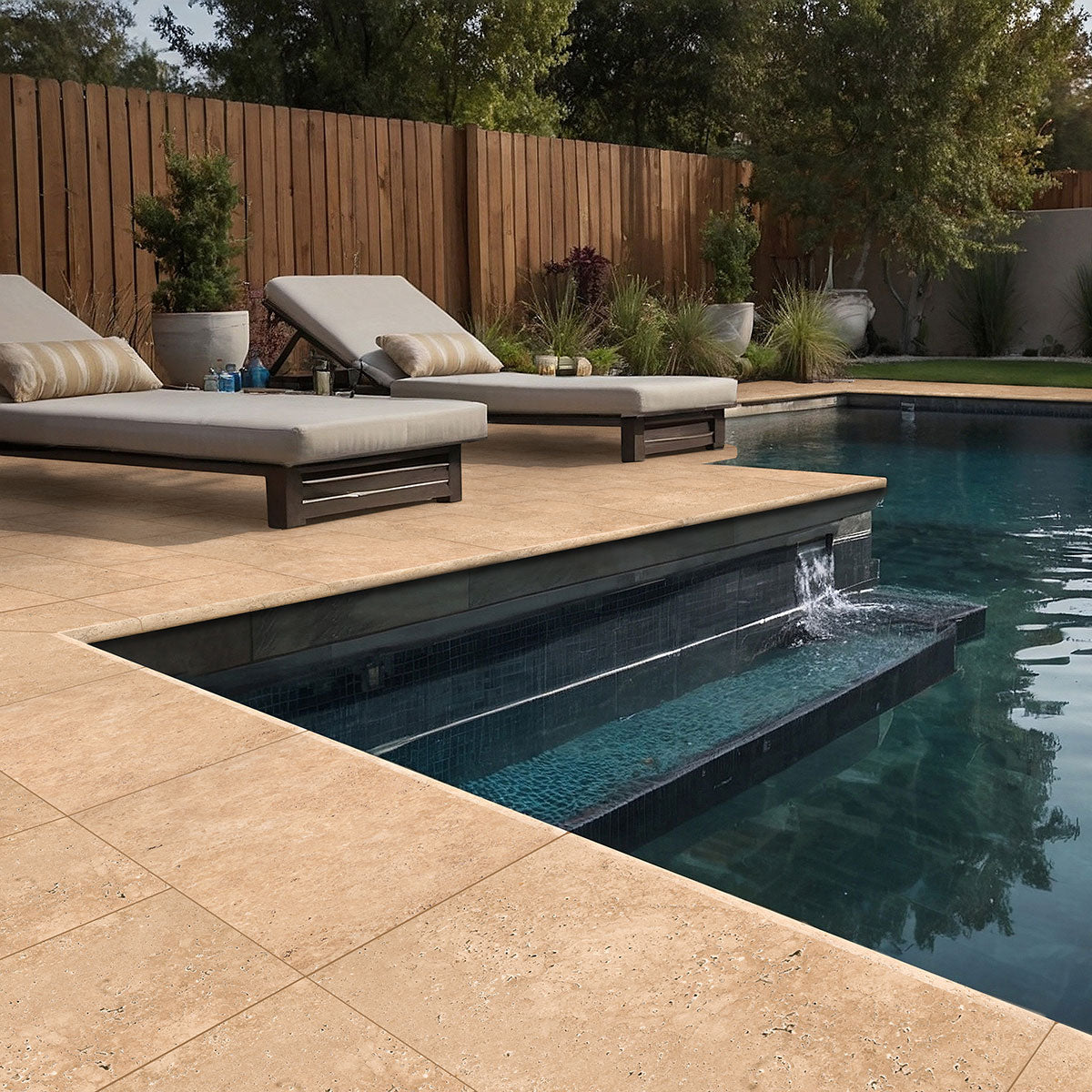 MSI Tuscany Ivory natural stone pavers 16 x 24 (LPAVTIVO1624T)