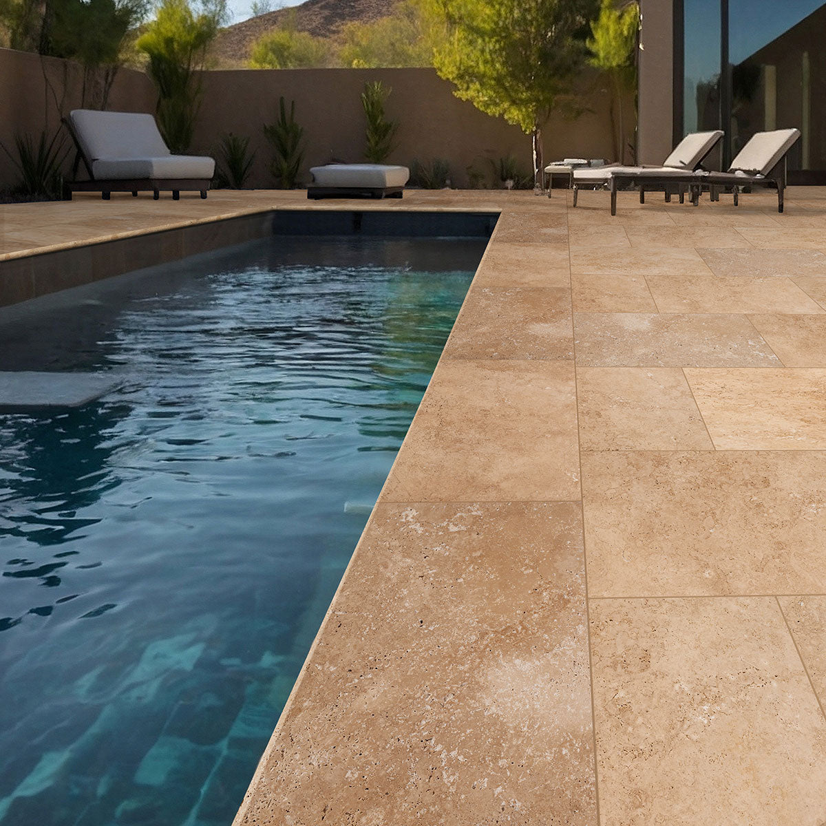 MSI Tuscany Ivory natural stone pavers 16 x 24 (LPAVTIVO1624T)