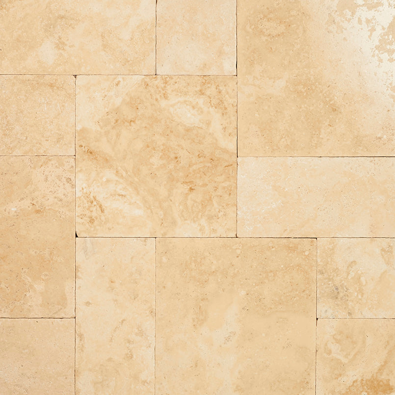 MSI Tuscany Ivory natural stone pavers 16 x 24 (LPAVTIVO1624T)