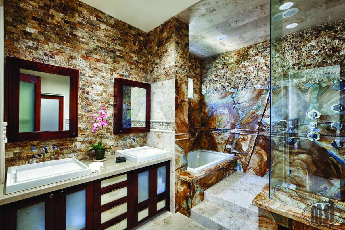 MSI Tuscany Scabas Tumbled Travertine tile (TTSCAB-PAT-TUM) – MSI room scene