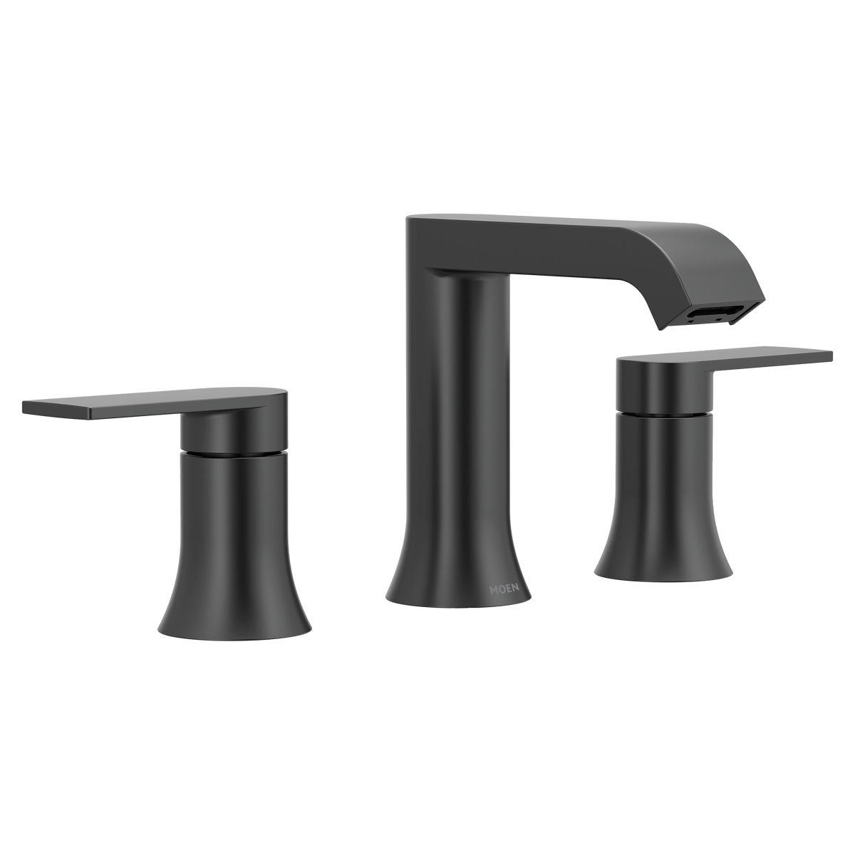 Moen Genta LX Two-Handle Low-Arc Bathroom Faucet TV6708 in Matte Black (TV6708BL)