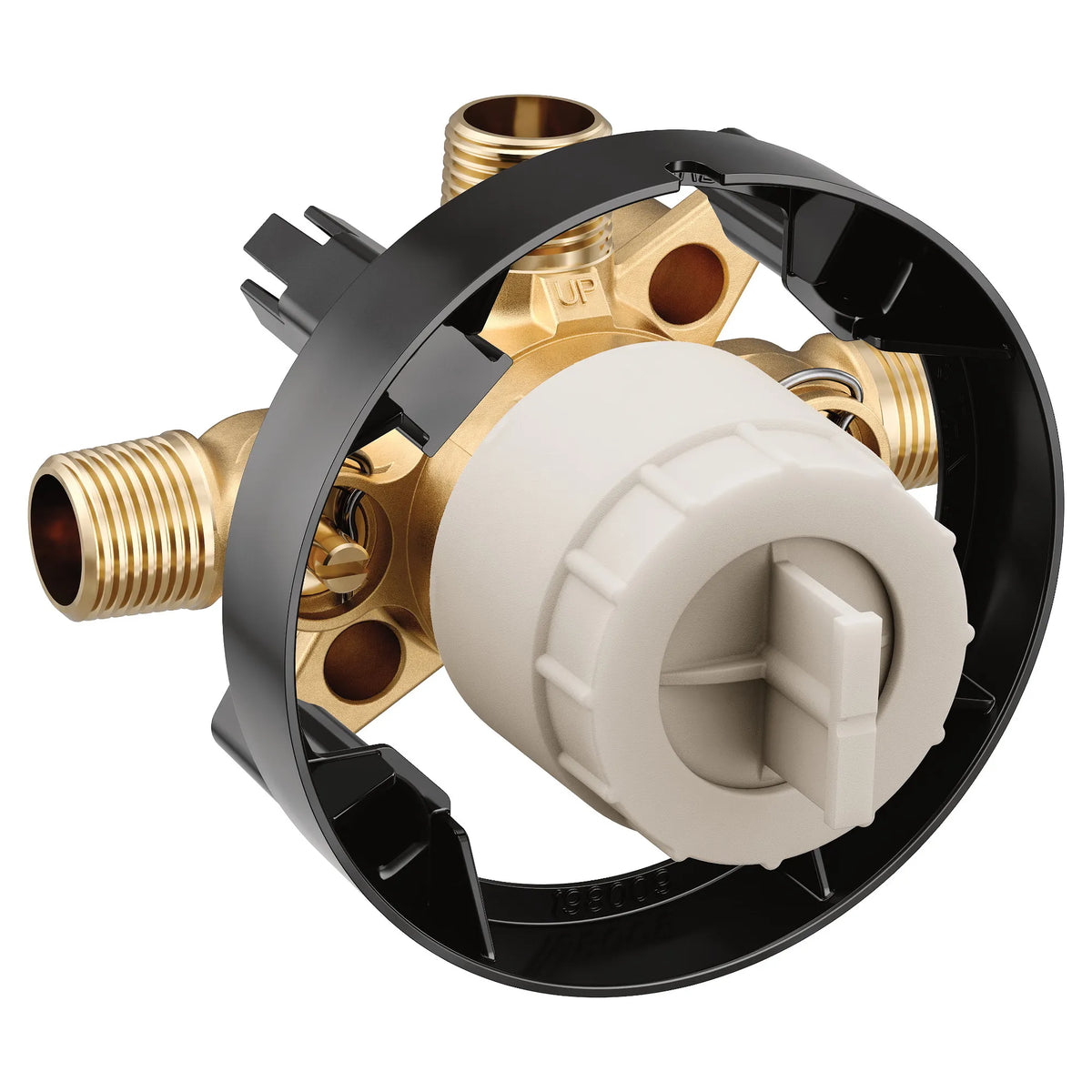 Moen M-CORE 3 Port 1/2" CC/IPS Connection with Stops U130CIS in Chrome (U130CIS) - view 2