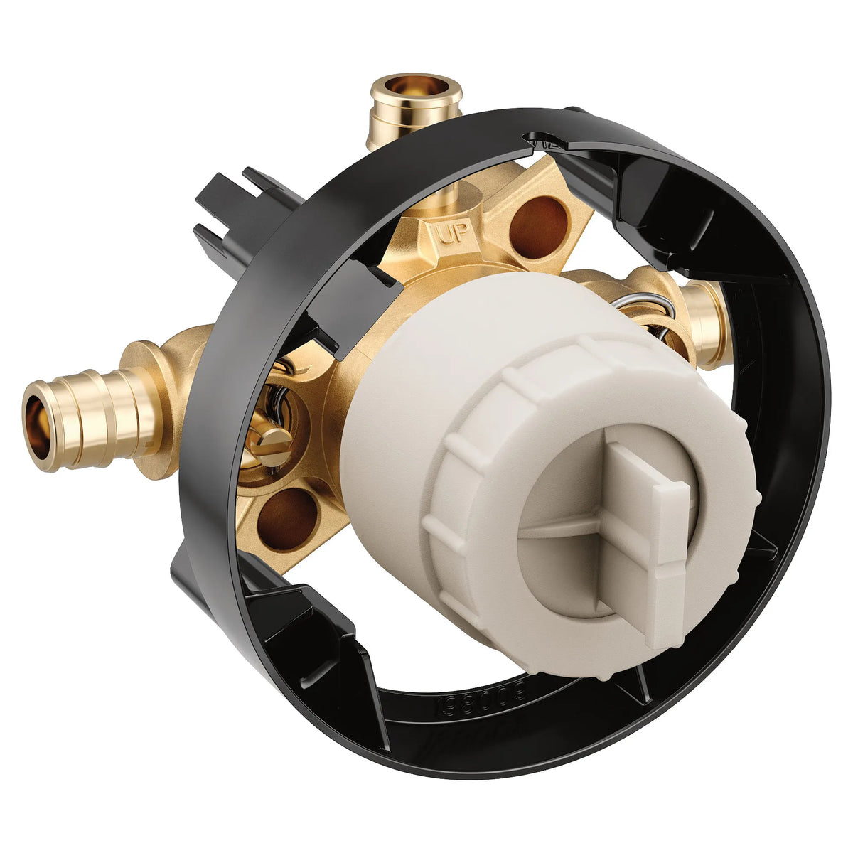 Moen M-CORE 3 Port 1/2" Cold Expansion Pex Connection with Stops U130CXS in Chrome (U130CXS) - view 2