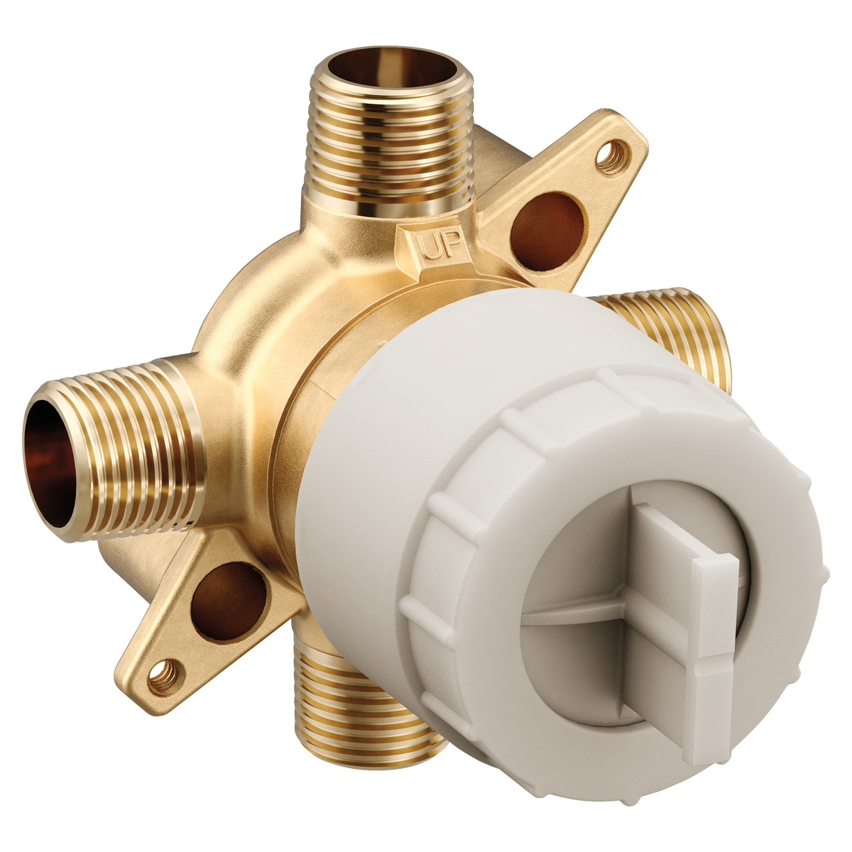Moen M-CORE 4 Port 1/2" CC/IPS Connection U140CI in Chrome (U140CI)
