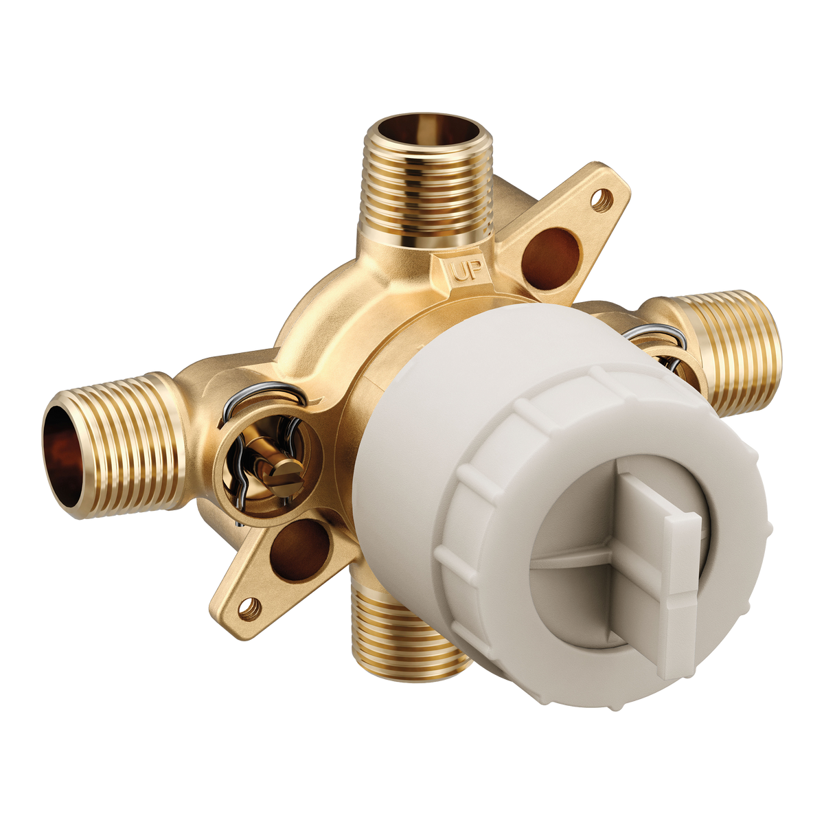 Moen M-CORE 4 Port 1/2" CC/IPS Connection Includes Stops U140CIS in Chrome (U140CIS)