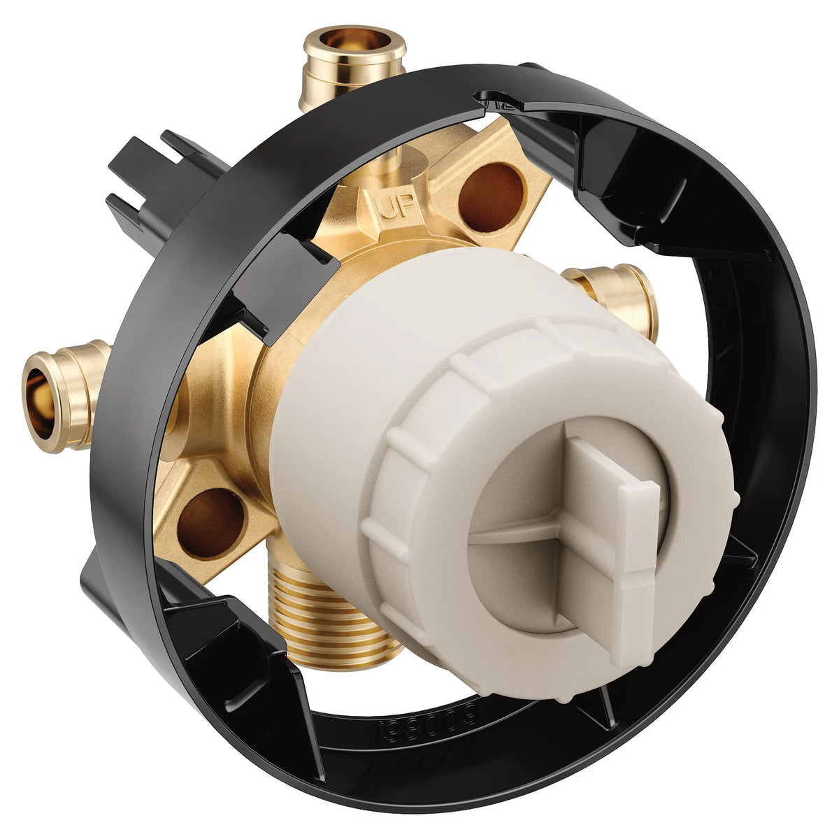 Moen M-CORE 4 Port 1/2" Cold Exp Pex with CC/IPS Tub Connection U140CX in Chrome (U140CX) - view 2