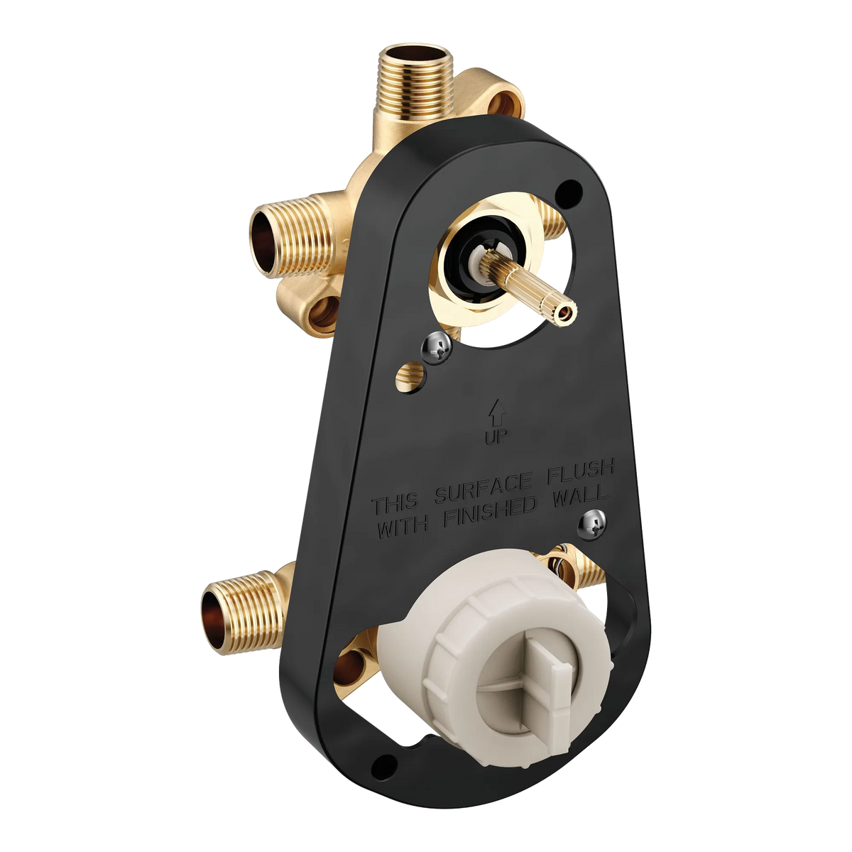 Moen M-CORE Transfer 1/2" CC/IPS Connection Includes Pressure Balancing Stops Volume Control U232CIS in Chrome (U232CIS) - view 2