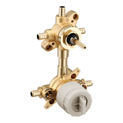 Moen M-CORE Transfer 1/2" Crimp Ring Pex Connection Includes Pressure Balancing Stops Volume Control U232XS in Chrome (U232XS)