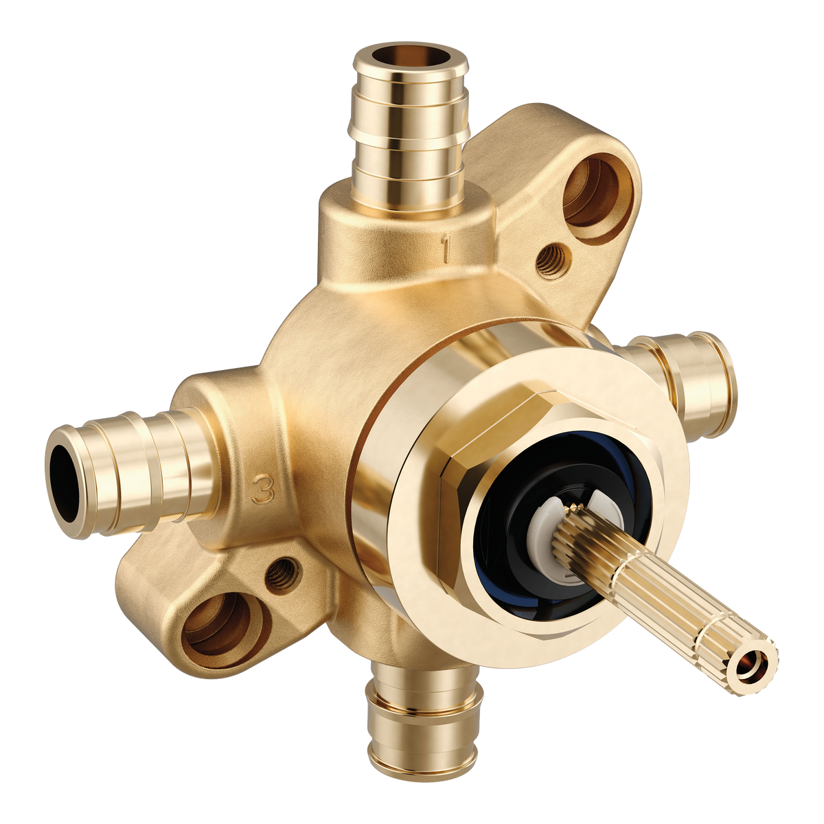 Moen M-CORE Transfer 1/2" Cold Expansion Pex Connection U361CX in Chrome (U361CX)