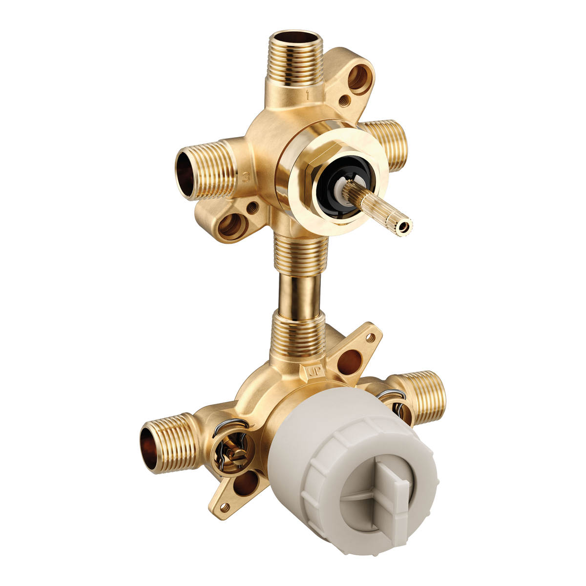 Moen M-CORE Transfer 1/2" CC/IPS Connection Includes Pressure Balancing Stops Volume Control U362CIS in Chrome (U362CIS)