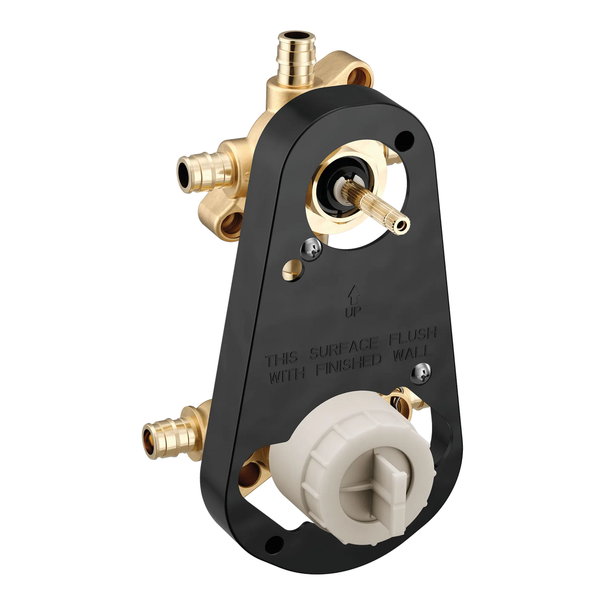 Moen M-CORE Transfer 1/2" Cold Expansion Pex Connection Includes Pressure Balancing Stops Volume Control U362CXS in Chrome (U362CXS) - view 2