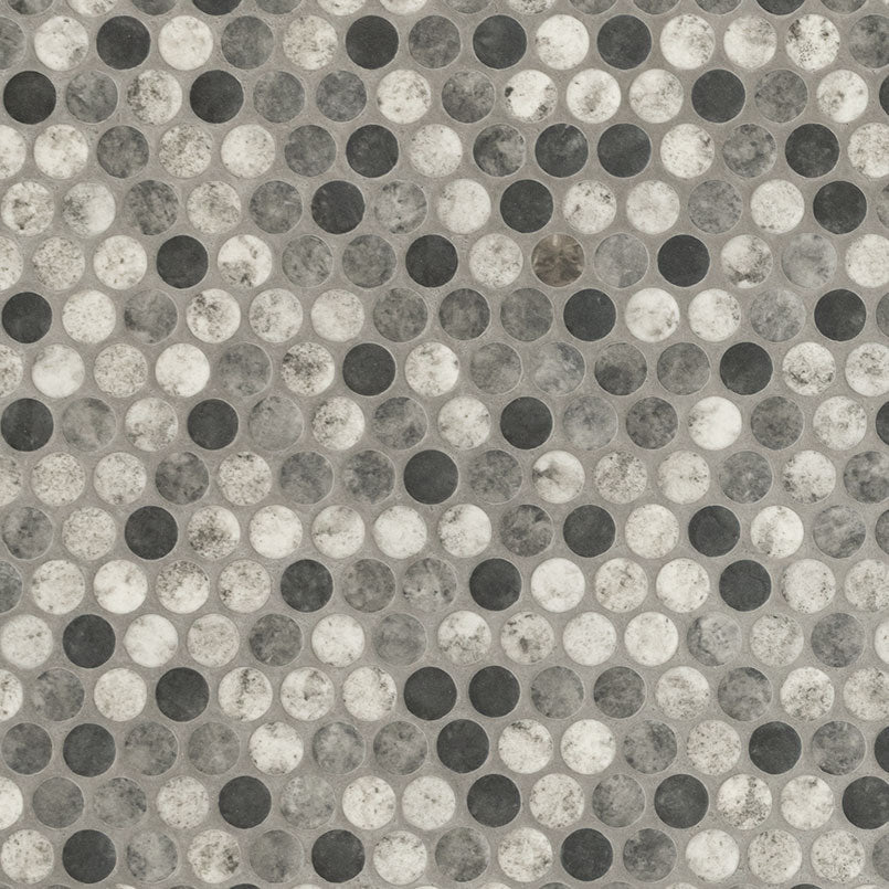 MSI Urban Tapestry Penny Round Glass mosaic (SMOT-GLS-PENRD-UT6MM) – MSI product image