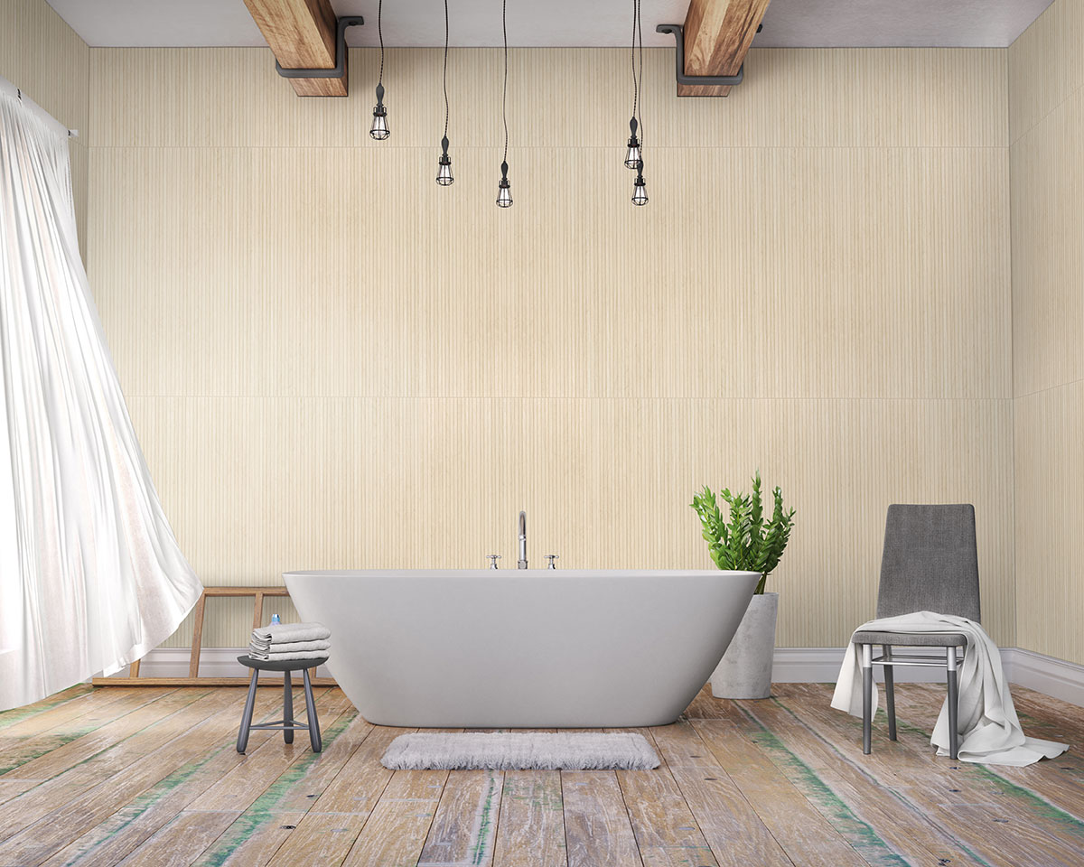 MSI Urbanslat Blonde 16 x 48 Matte Ceramic tile (NURBSLABLO1648) – MSI room scene