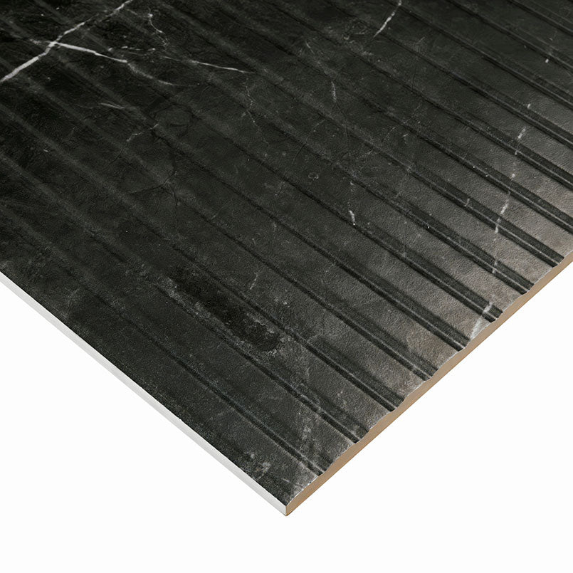 MSI Urbanslat Marmi Noir 16 x 48 Satin Ceramic tile (NURBSLAMARNOI1648) – MSI product image