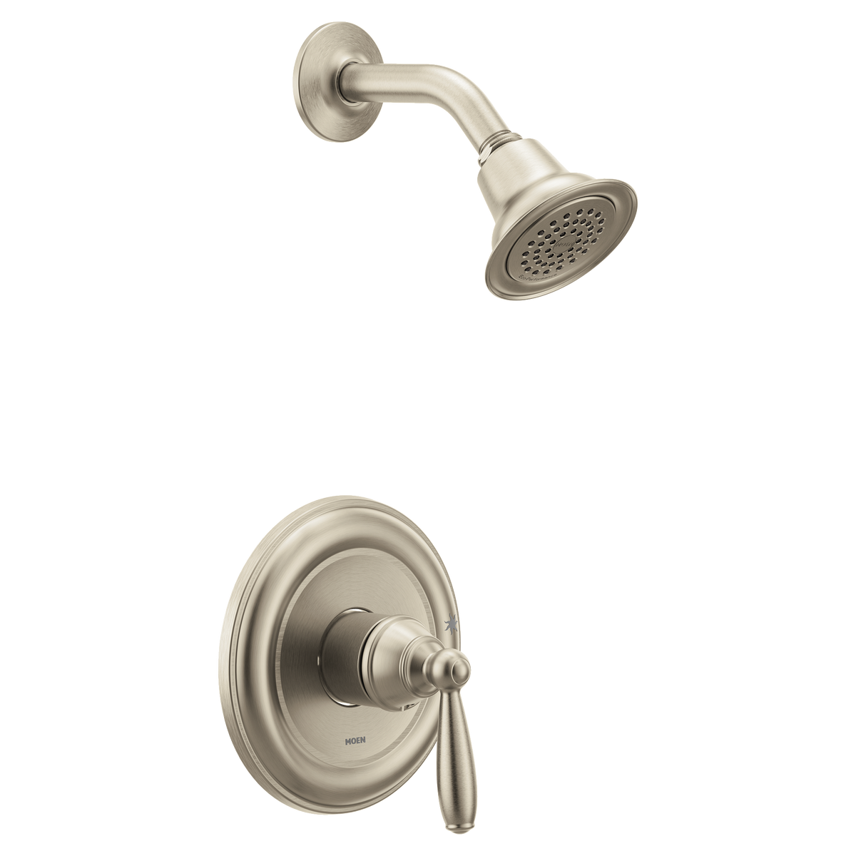 Moen Brantford M-CORE 2-Series Eco-Performance Shower Only UT2152EP in Brushed Nickel (UT2152EPBN)