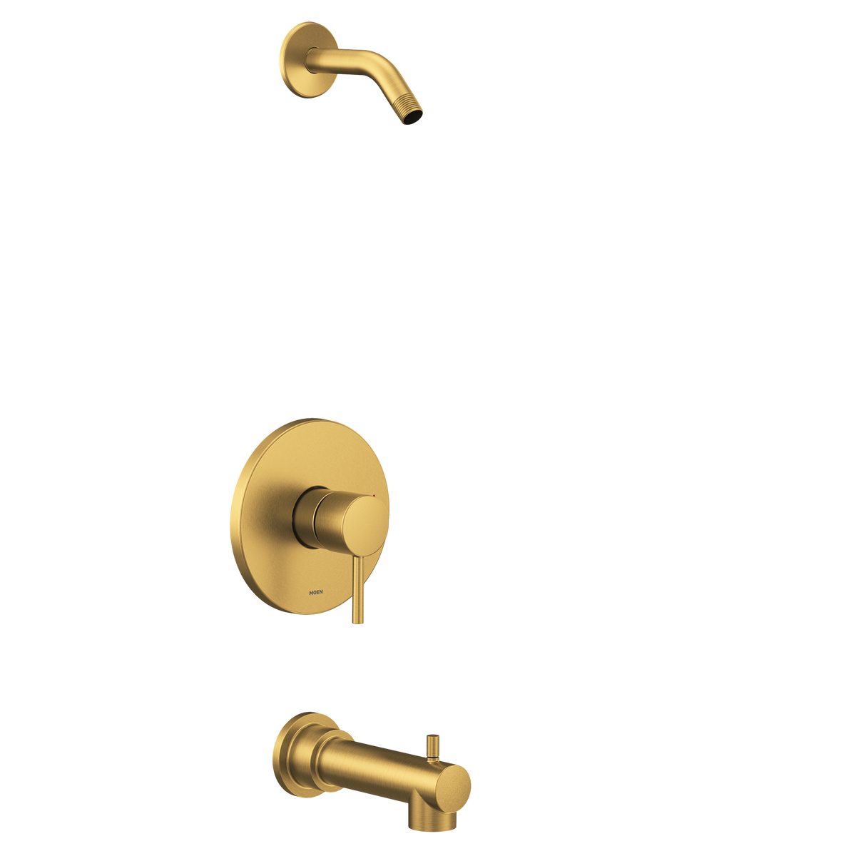 Moen Align M-CORE 2-Series Tub/Shower - No Head UT2193NH in Brushed Gold (UT2193NHBG)