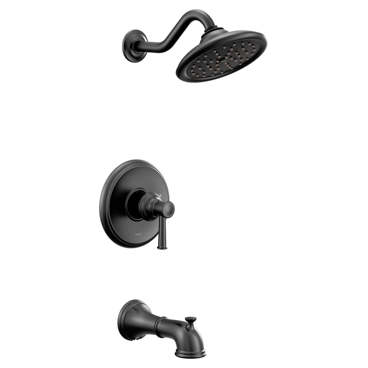 Moen Belfield M-CORE 2 Series Tub/Shower UT2313EP in Matte Black (UT2313EPBL)