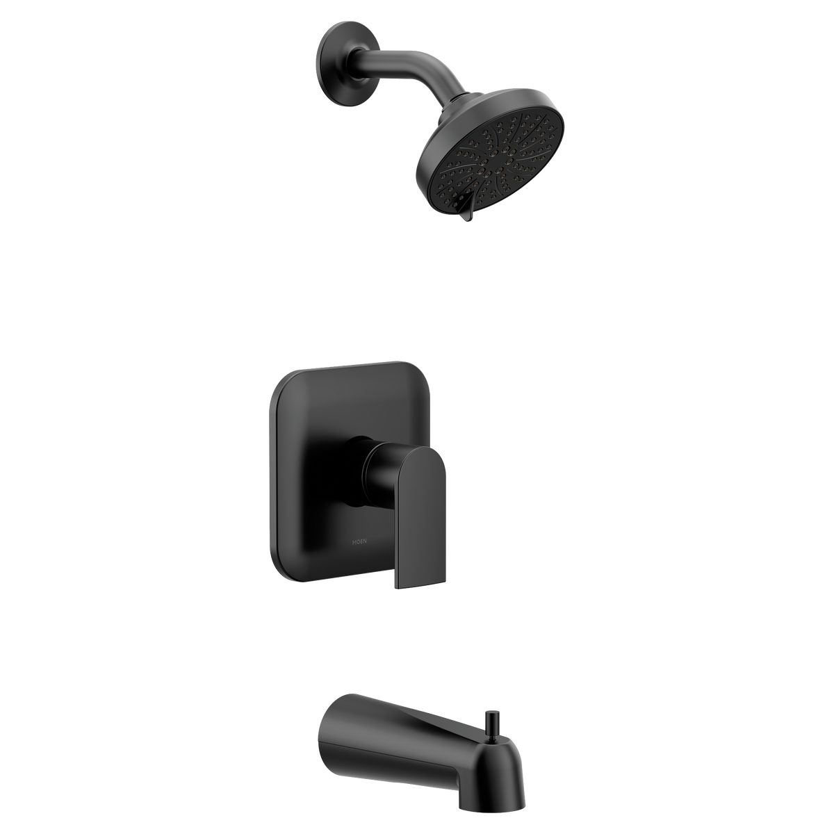 Moen Genta LX M-CORE 2 Series Eco-Performance Tub/Shower UT2473EP in Matte Black (UT2473EPBL)
