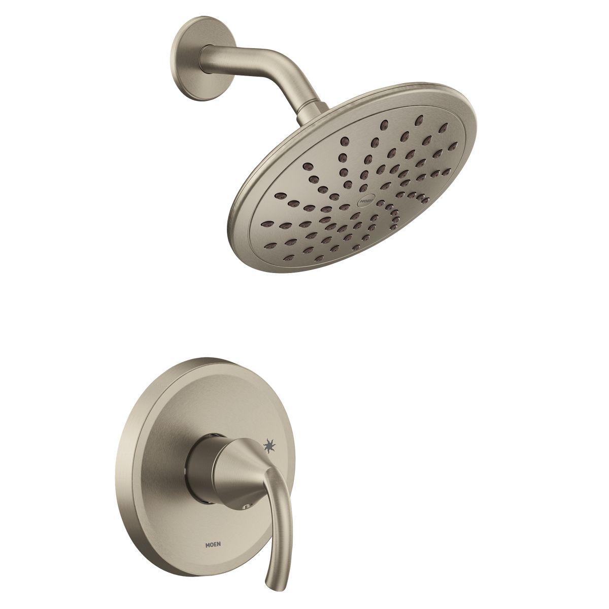 Moen Glyde M-CORE 2-Series RS Shower Only UT2842EP in Brushed Nickel (UT2842EPBN)