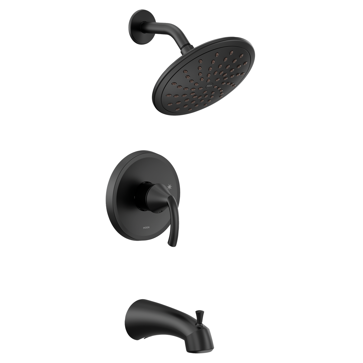 Moen Glyde M-CORE 2-Series RS Tub/Shower UT2843EP in Matte Black (UT2843EPBL)