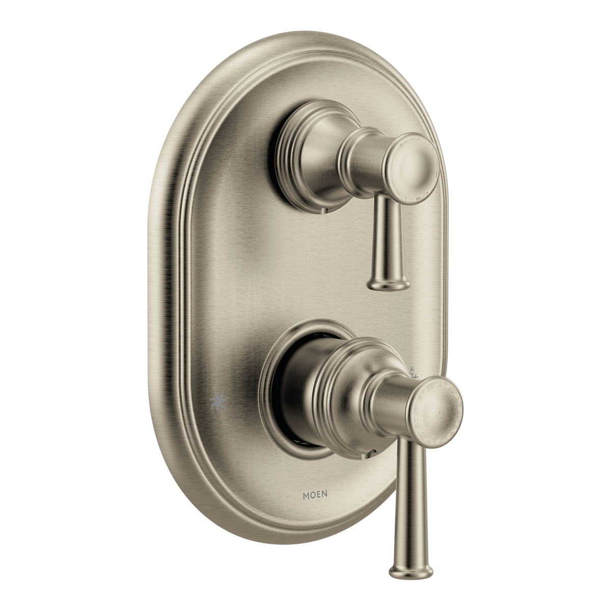 Moen Belfield M-CORE 3-Series with Integrated Transfer Valve Trim UT3322 in Brushed Nickel (UT3322BN)