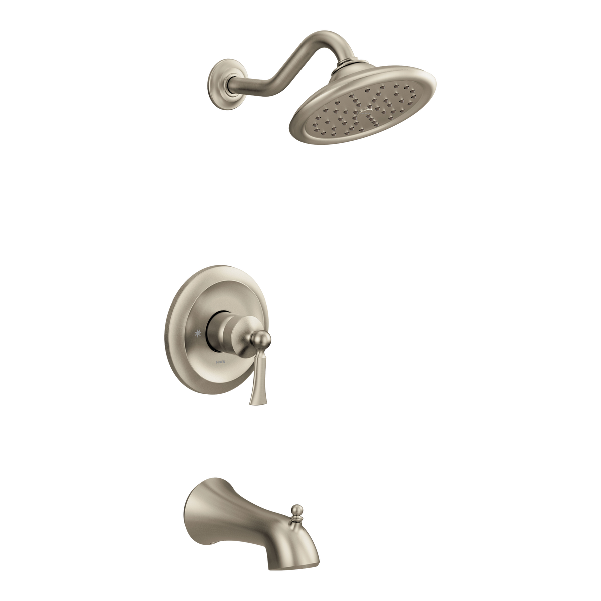 Moen Wynford M-CORE 3-Series Tub/Shower UT35503EP in Brushed Nickel (UT35503EPBN)