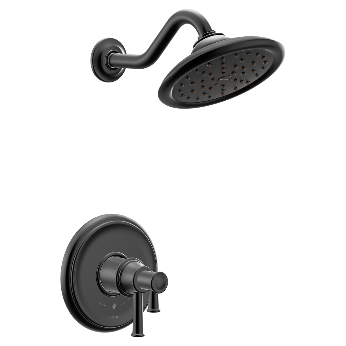 Moen Belfield M-CORE 4-Series Shower Only UT4312EP in Matte Black (UT4312EPBL)