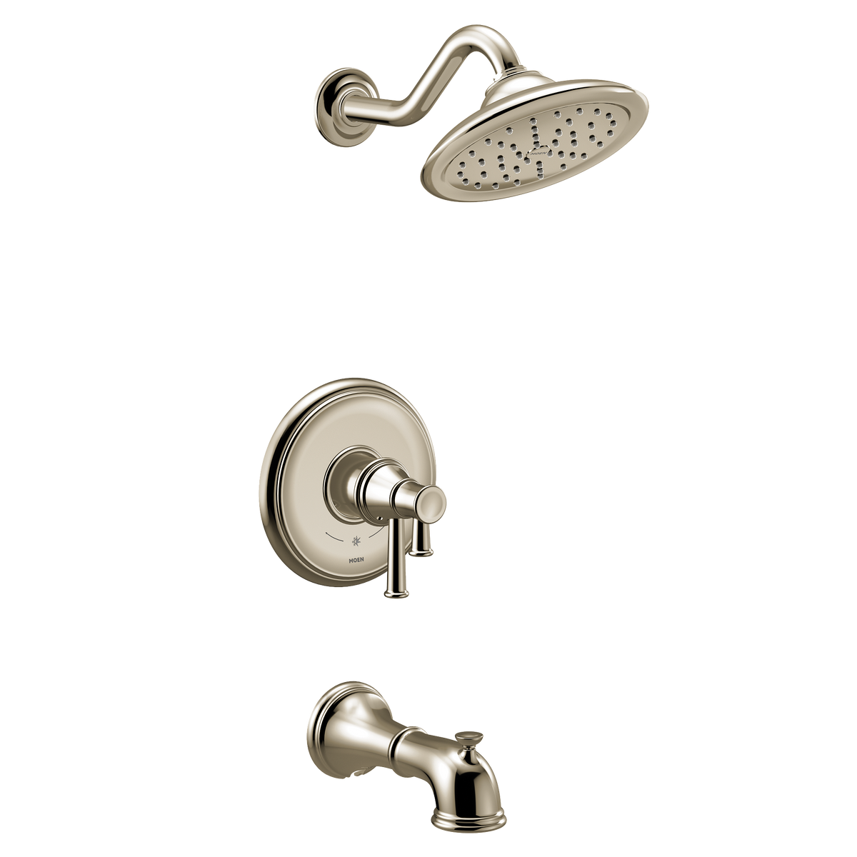 Moen Belfield M-CORE 4-Series Tub/Shower UT4313EP in Polished Nickel (UT4313EPNL)