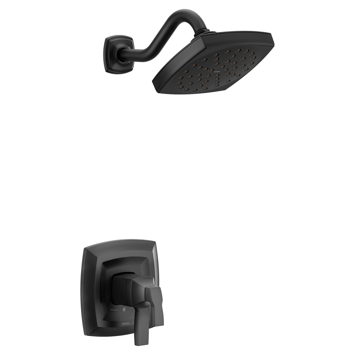 Moen Voss M-CORE 4-Series Shower Only UT4692EP in Matte Black (UT4692EPBL)