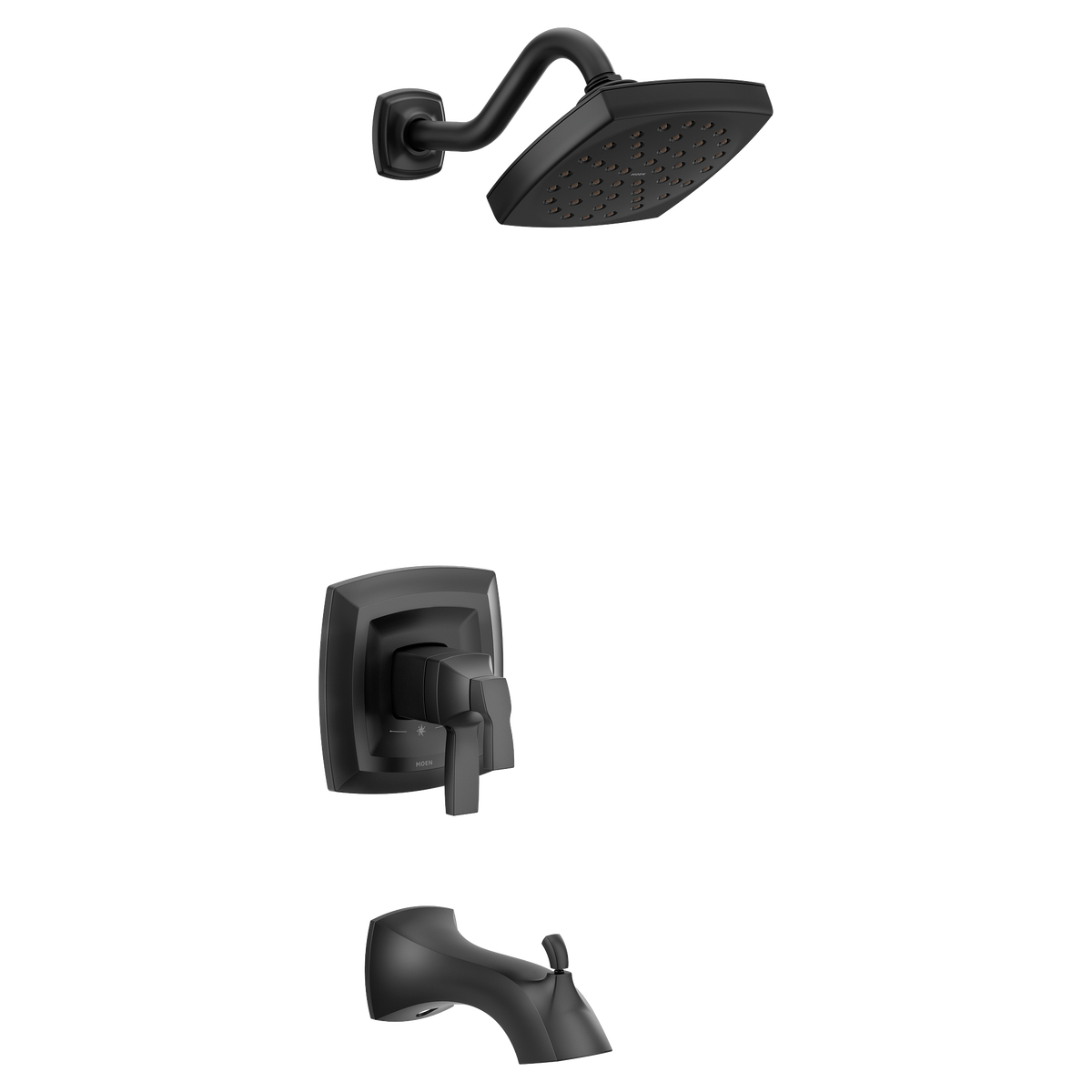 Moen Voss M-CORE 4-Series Tub/Shower UT4693EP in Matte Black (UT4693EPBL)