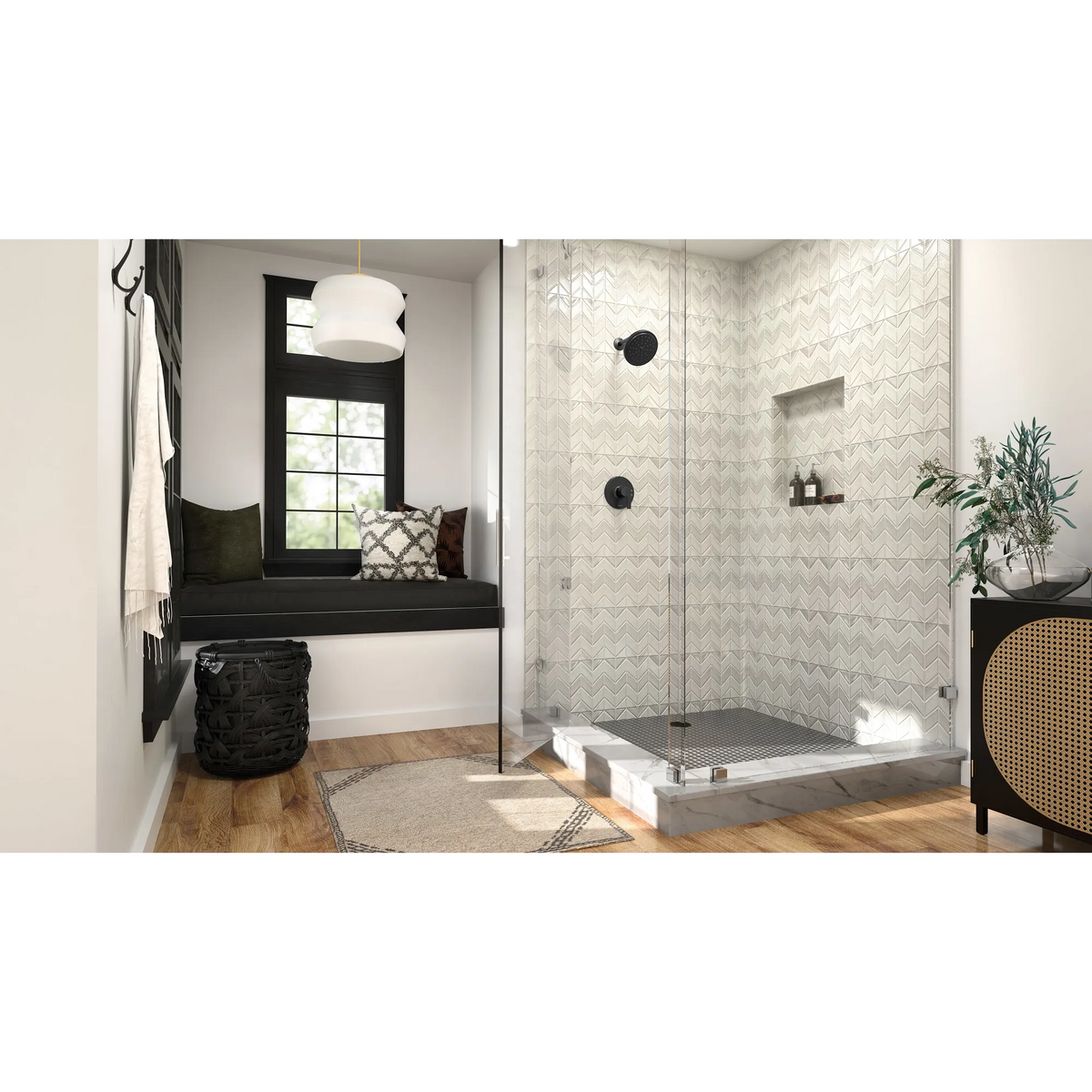 Moen Doux M-CORE 2-Series Shower Only UTS2202EP in Matte Black (UTS2202EPBL) - view 3
