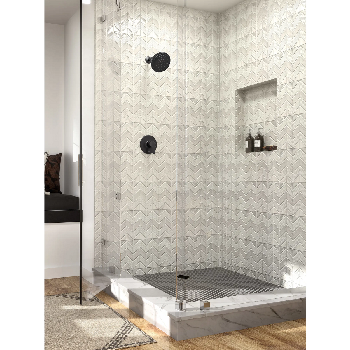 Moen Doux M-CORE 2-Series Shower Only UTS2202EP in Matte Black (UTS2202EPBL) - view 2