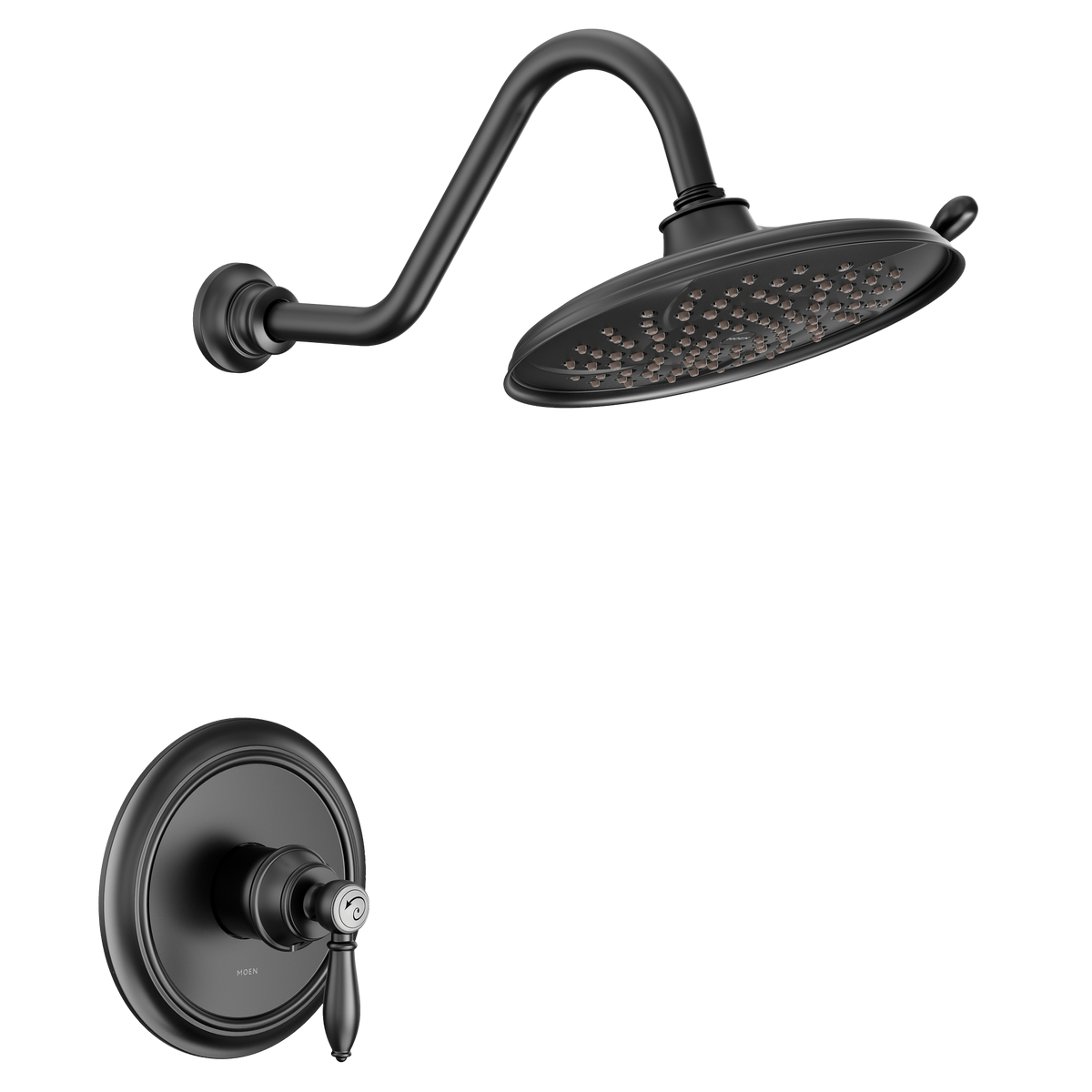 Moen Weymouth M-CORE 2-Series Shower Only UTS232102EP in Matte Black (UTS232102EPBL)
