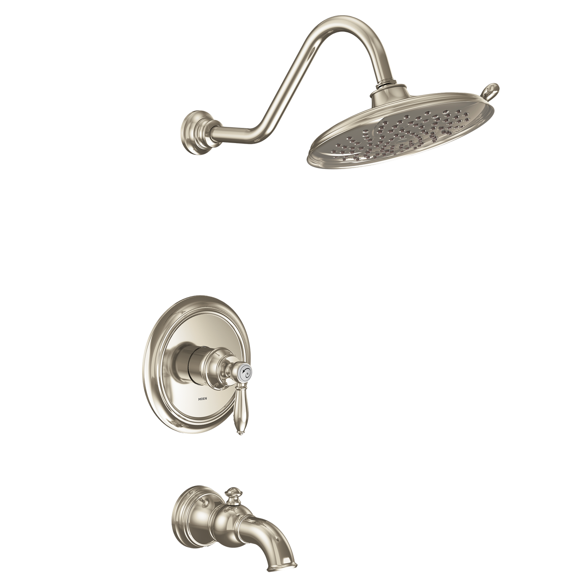 Moen Weymouth M-CORE 2-Series Tub/Shower UTS232104EP in Polished Nickel (UTS232104EPNL)