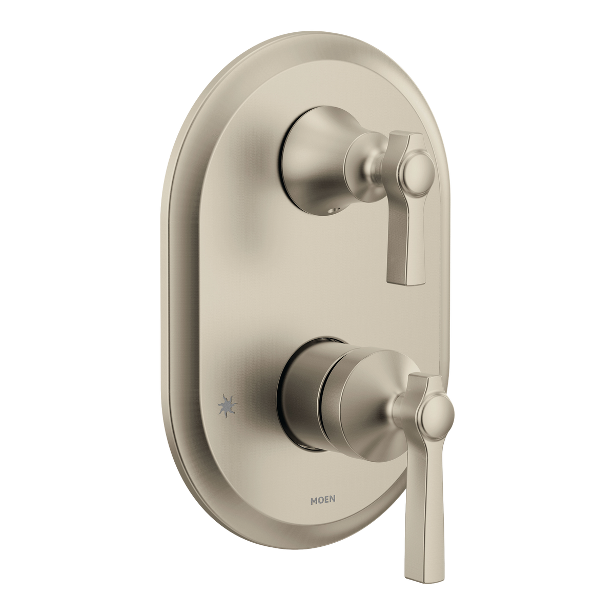 Moen Flara M-CORE 3-Series with Integrated Transfer Valve Trim UTS2411 in Brushed Nickel (UTS2411BN)