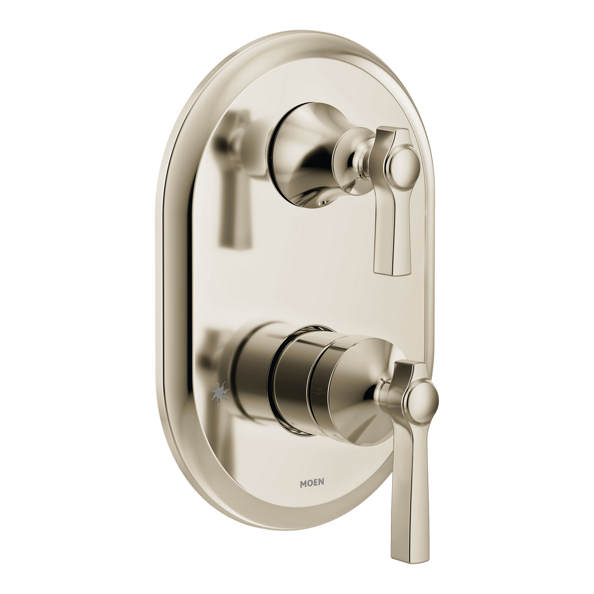 Moen Flara M-CORE 3-Series with Integrated Transfer Valve Trim UTS2411 in Polished Nickel (UTS2411NL)