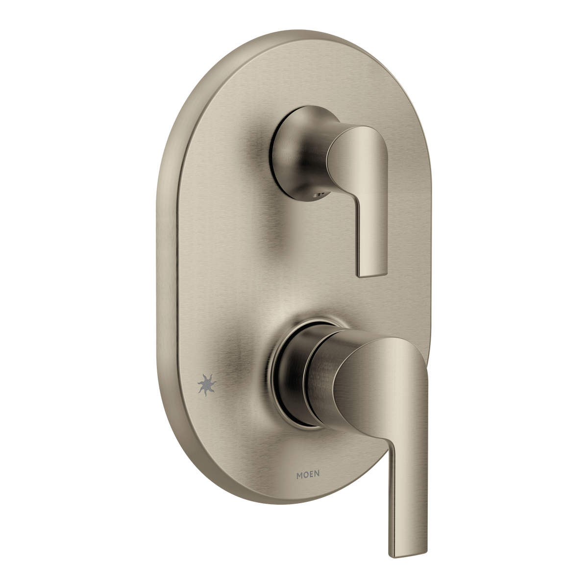 Moen Doux M-CORE 3-Series with Integrated Transfer Valve Trim UTS2611 in Brushed Nickel (UTS2611BN)