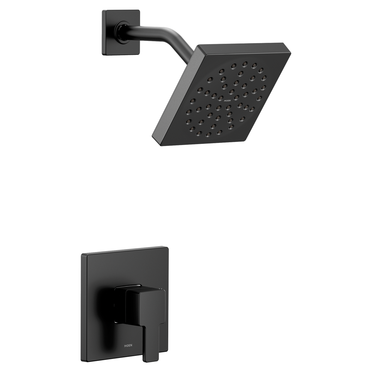 Moen 90 Degree M-CORE 2-Series Shower Only UTS2712EP in Matte Black (UTS2712EPBL)
