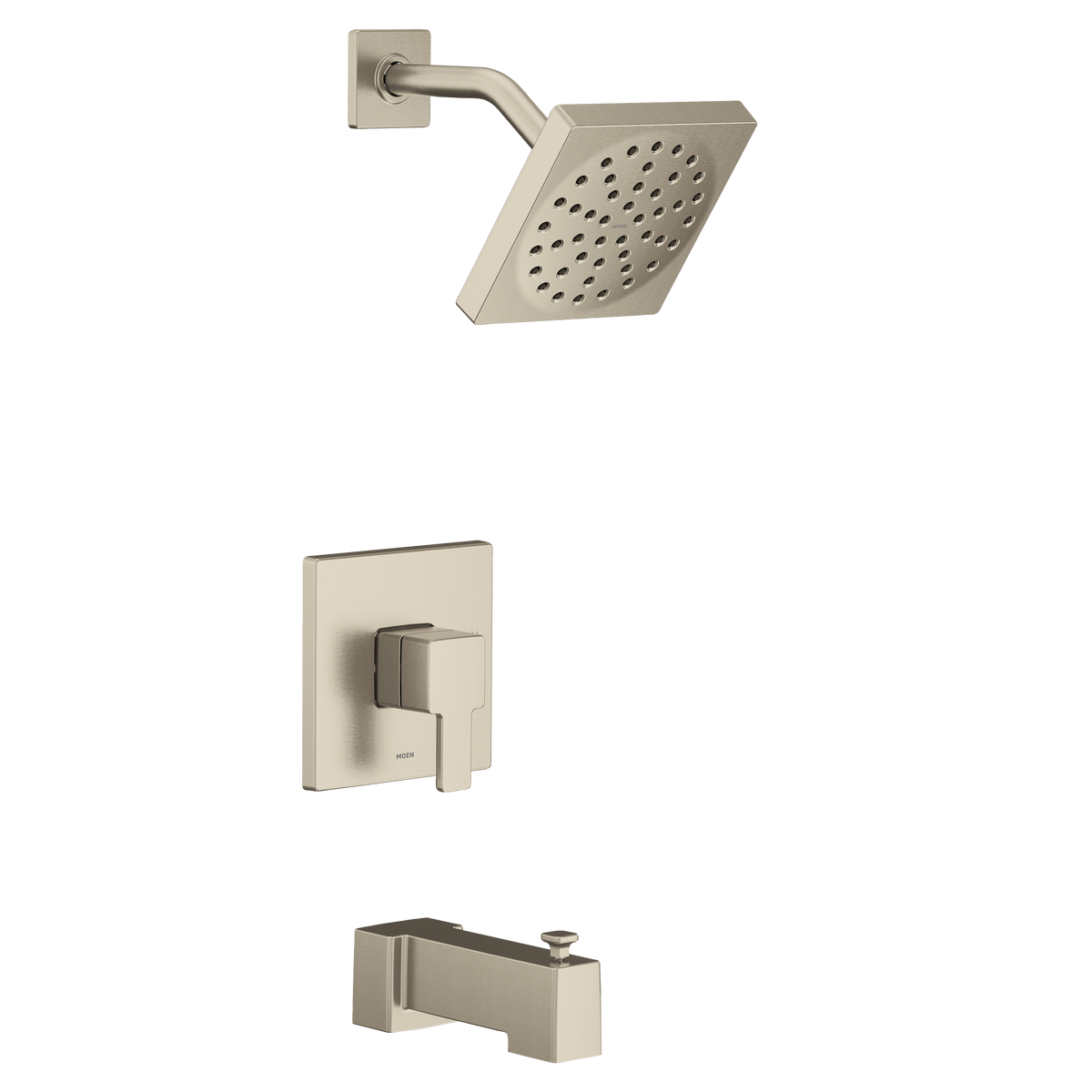 Moen 90 Degree M-CORE 2-Series Tub/Shower UTS2713EP in Brushed Nickel (UTS2713EPBN)