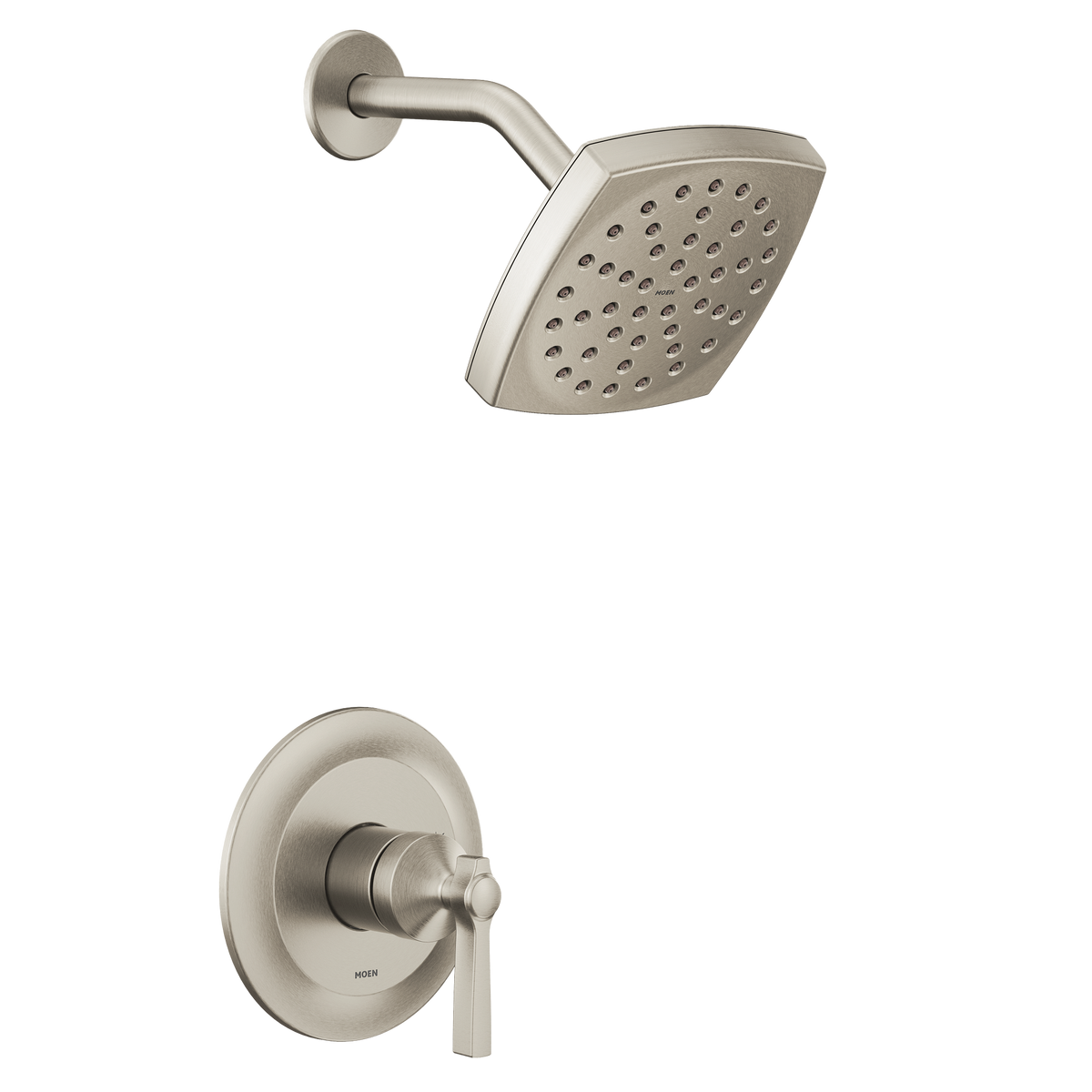 Moen Flara M-CORE 2-Series Eco-Performance Shower Only UTS2912EP in Brushed Nickel (UTS2912EPBN)