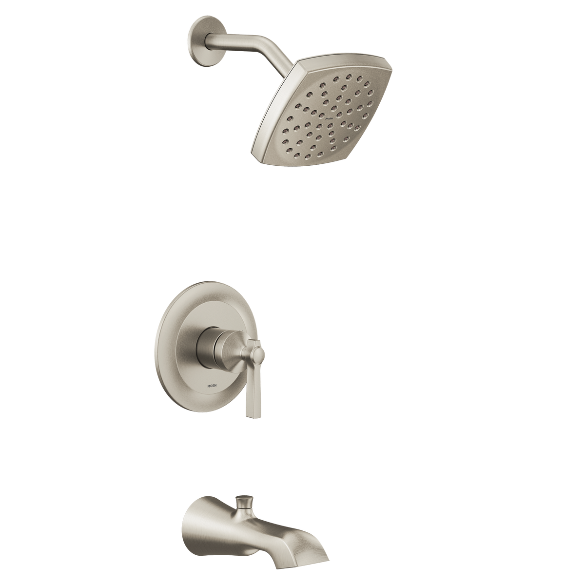 Moen Flara M-CORE 2-Series Eco-Performance Tub/Shower UTS2913EP in Brushed Nickel (UTS2913EPBN)