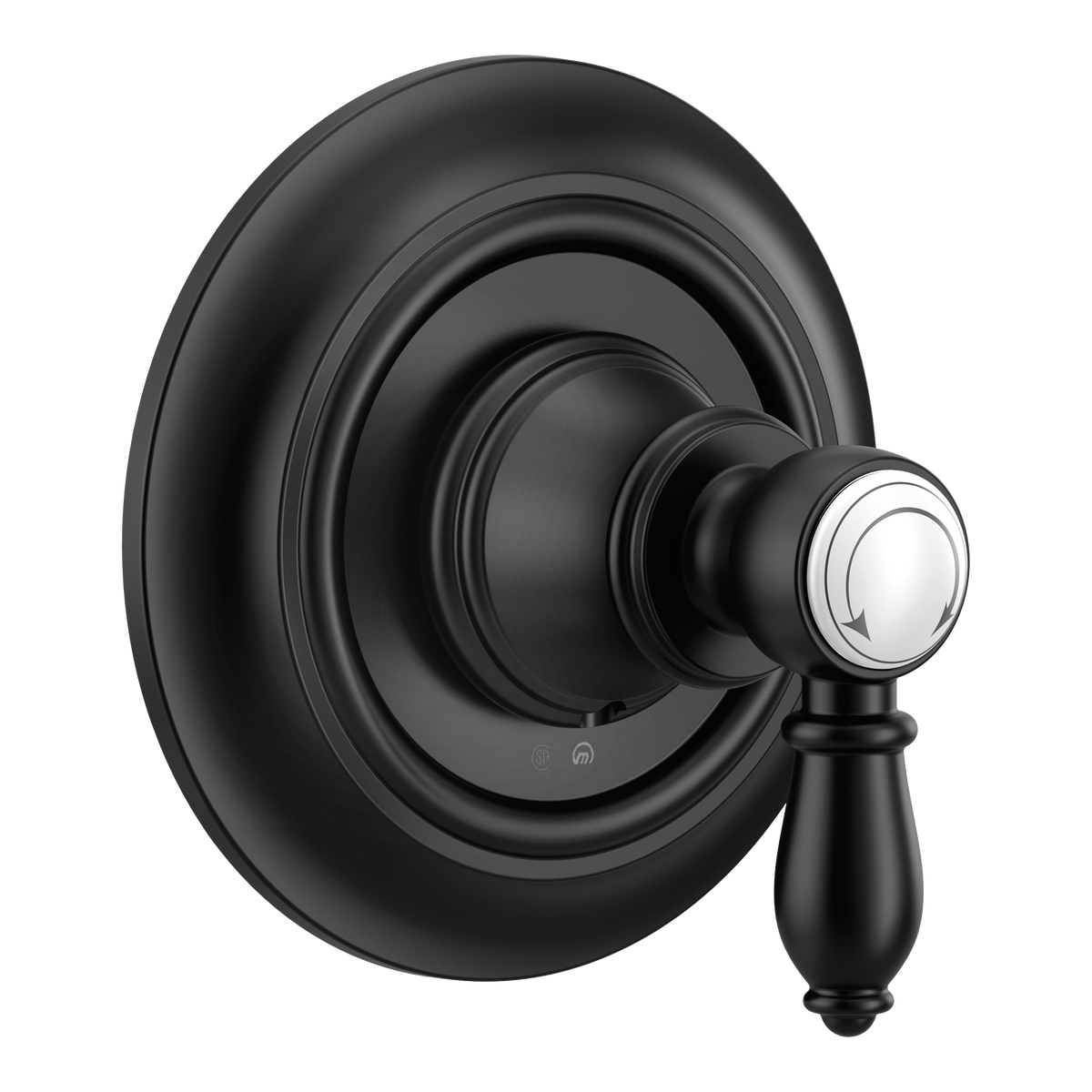 Moen Weymouth M-CORE Transfer M-CORE Transfer Valve Trim UTS32205 in Matte Black (UTS32205BL)