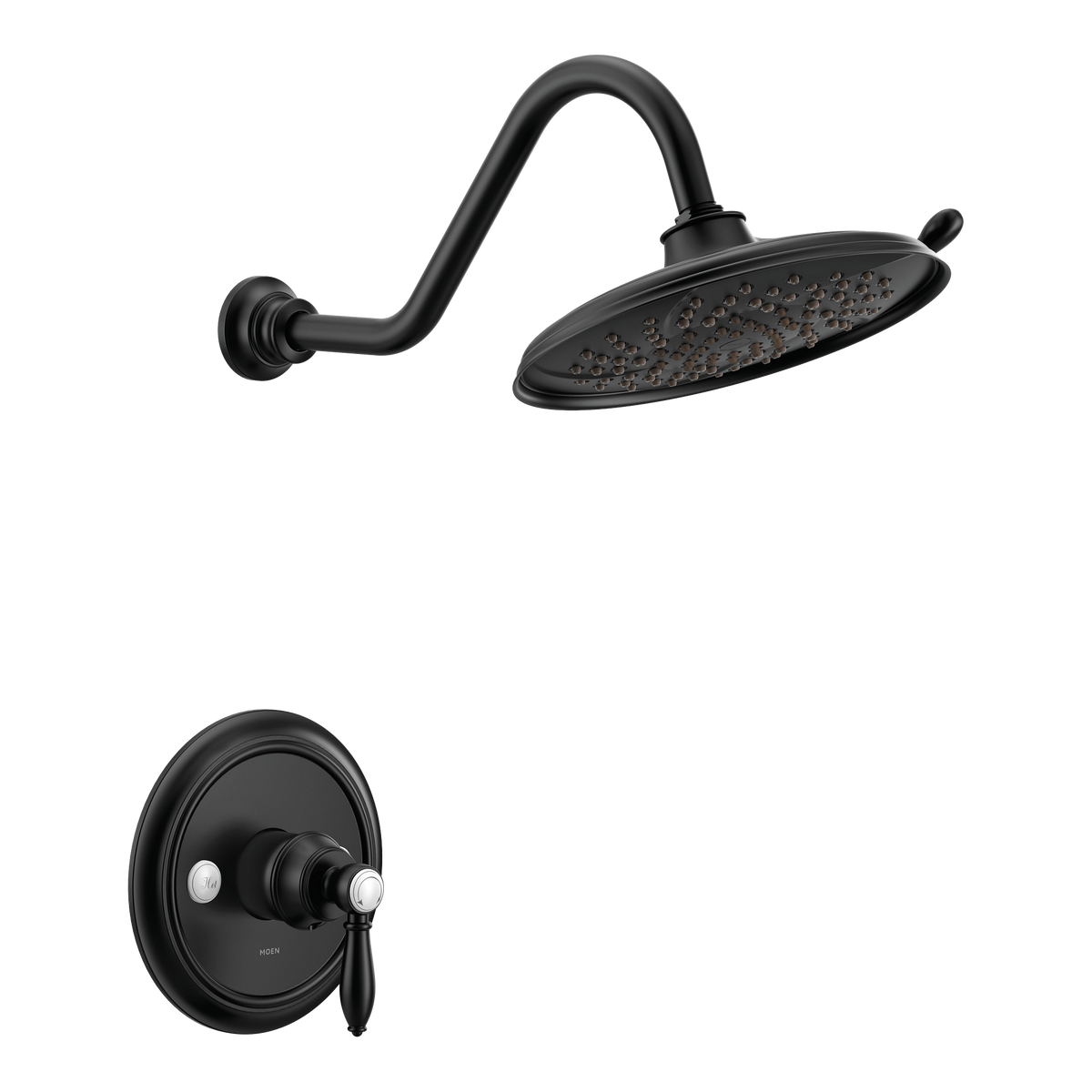 Moen Weymouth M-CORE 3-Series Shower Only UTS33102 in Matte Black (UTS33102BL)