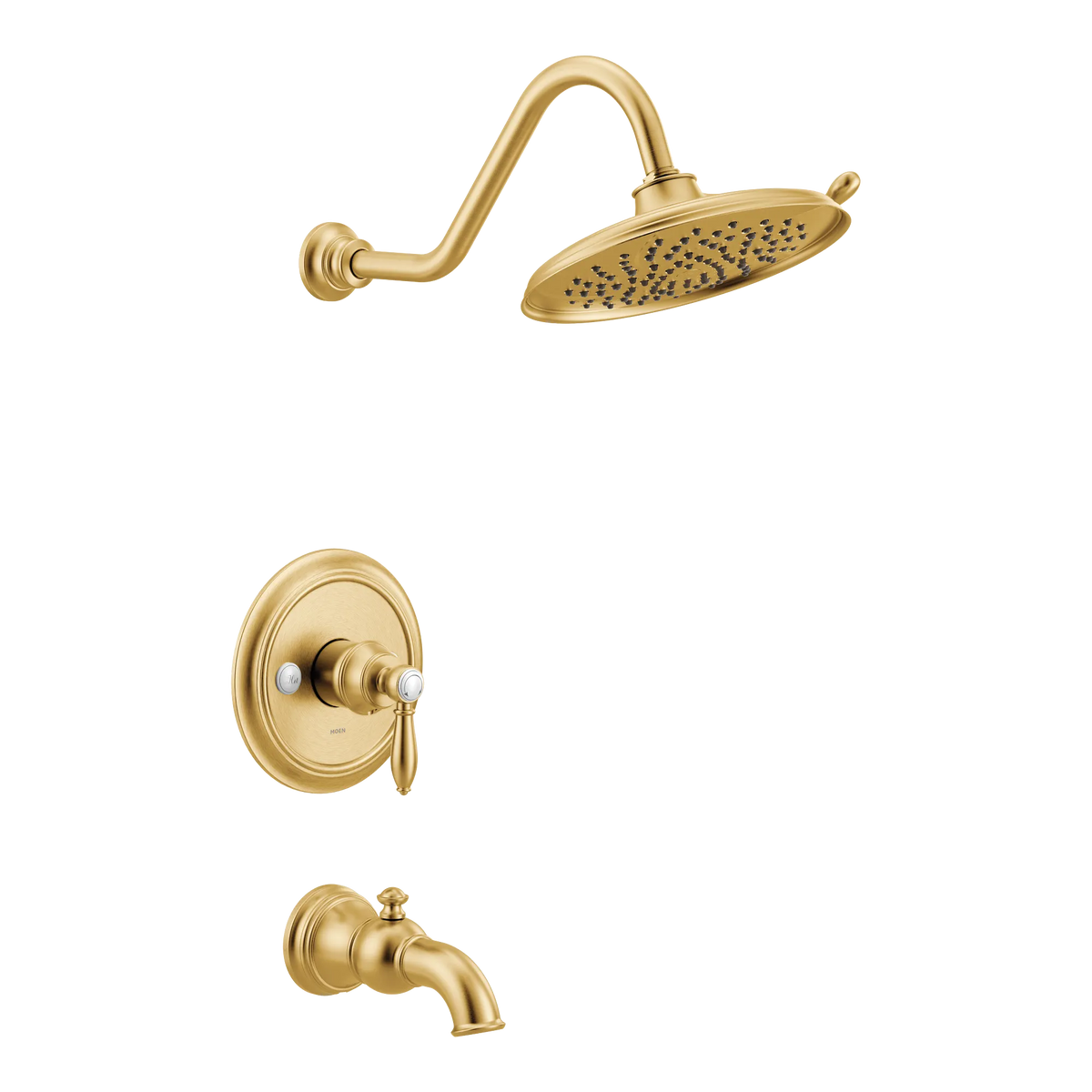 Moen Weymouth M-CORE 3-Series Tub/Shower UTS33103EP in Brushed Gold (UTS33103EPBG) - view 4